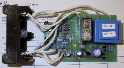 ES 213R 400V DIN-module 0-10V Relay