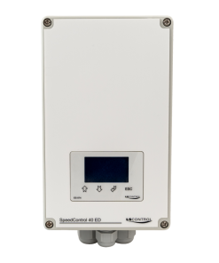 SpeedControl 40 in enclosure with display, front