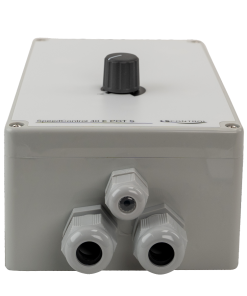 SpeedControl 40 in enclosure with potentiometer, bottom connections