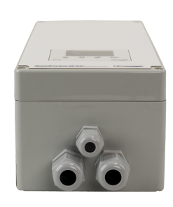 SpeedControl 80 i underlag med display, tilslutninger i bunden