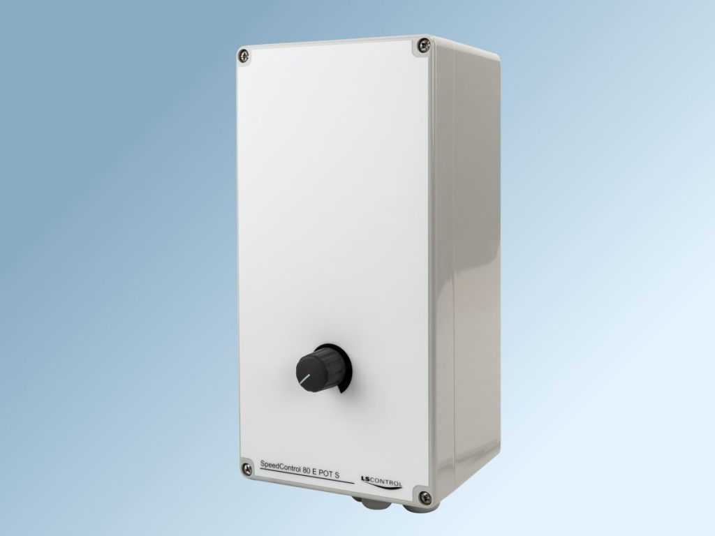 SpeedControl 80 in enclosure with potentiometer