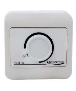 Potentiometer 10K med afbryder i akslen - forside