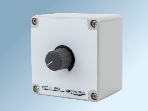 Potentiometer 10K med afbryder i akslen og IP54