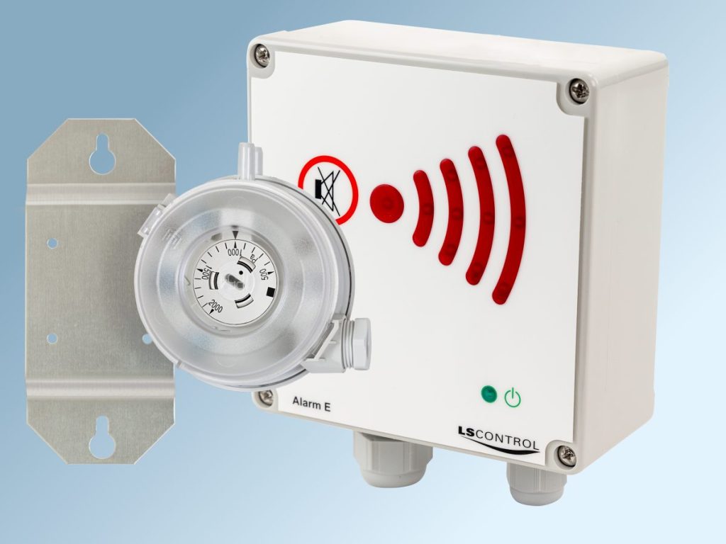 Alarm E inklusiv HUBA pressostat