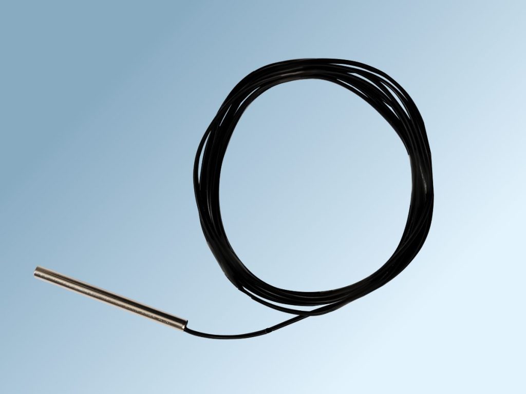 NTC 10K TempSensor 2m w/Metal Cap 60mm and SCN-terminal